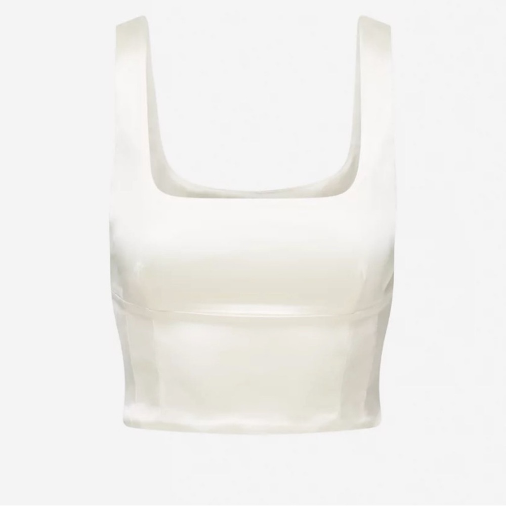 ARITZIA Wilfred Shine bustier crop